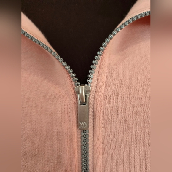 🩷NWT All In Motion Light Pink XL Zip-Up Sweatshirt - Picture 6 of 12